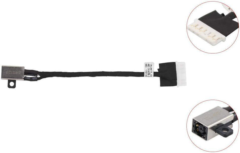 Replacement DC Power Jack Charging Port Socket Connector Plug Cable Harness for Dell Inspiron 15 3567 5664 i3567-5185BLK-PUS i3567-5820BLK i3567-3919BLK FWGMM 0FWGMM 450.09W05.0001