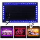 Nicewell TV LED Backlight - USB Led Strip Lights Dimmable for 32/40/50/60 Inches HDTV Bias Lightning with 16 Colors RF Wireless Remote, Strong Adhesive