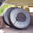 Kurgo Seasonal Tire Tote | Wheel Felts | Spare Tire Cover | Portable Wheel Bags | Winter Tire Cover | Eco-Friendly Tire Totes | Handle for Easy Transportation | Universal Fit