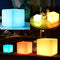 LED Light Cube LOFTEK : 4-inch RGB 16 Colors Cool Cube Lights with Remote Control, MCU Tesseract Mood Lamp, IP65 Waterproof and USB Charging Beside Desk Lamp,Perfect for Kids Nursery and Toys