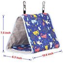 KinTor Bird Nest Snuggle Hut,Parrot Habitat Cave Hanging Tent for Small Medium Parrots Budgies Eclectus Parakeet Cockatiels Lovebird African Grey