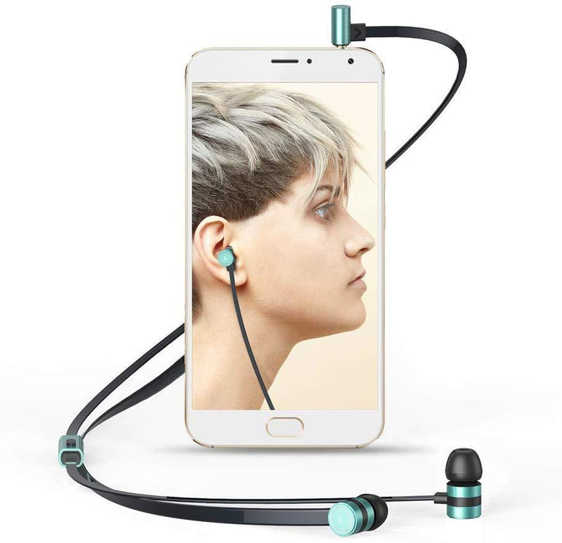 Earphones, Earbuds, in-Ear Headphones Noise Isolation Headsets Heavy Bass Earphones with Microphone Compatible iPhone Samsung iPad and Most Android Phones