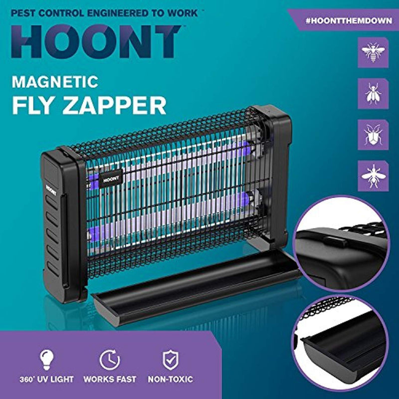 Calily Bug Zapper by Hoont Powerful Indoor Electric Fly Trap â€“ 40 Watts Covers 6500 Sq. Ft. â€“ Fly Killer Insect Killer Mosquito Killer â€“ For Residential Commercial and Industrial Use [UPGRADED]