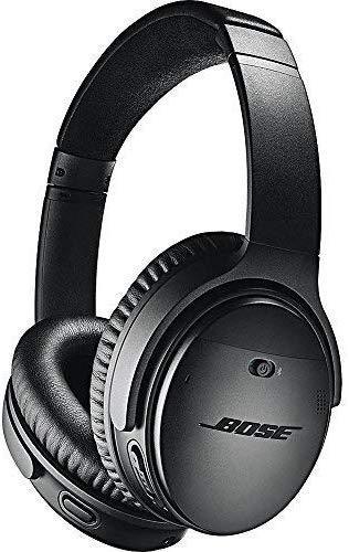 Bose QuietComfort 35 II Wireless Bluetooth Headphones, Noise-Cancelling, with Alexa voice control, enabled with Bose AR – Black