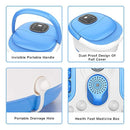 NURSAL Foot Spa Massager with Heated Bath, Massage Rollers, Bubbles, Digital Adjustable Temperature Control MM-17C