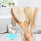 4 Piece Wooden Baby Hair Brush and Comb Set - Natural Soft Goat Bristles | Wood Bristles for Massage | Helps To Prevent or Cradle Cap - for Newborns and Toddlers | Perfect Baby Shower & Registry Gift