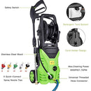 ncient NIS4600 High Pressure Power Washer 3000 PSI Electric Pressure Washer,1800W Rolling Wheels High Pressure Professional Washer Cleaner Machine+ (5) Nozzle Adapter (3000 PSI - New Model)