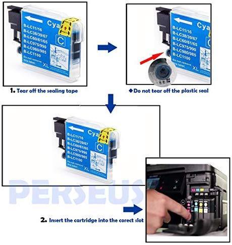 PERSEUS Compatible Ink Cartridge Replacement for Brother LC3029 Super High Yield XXL, Works with MFC-J6935DW MFC-J5830DW MFC-J6535DW MFC-J5930DW MFC-J5830DWXL Printer, LC3029BK LC30293PKS Pack of 4