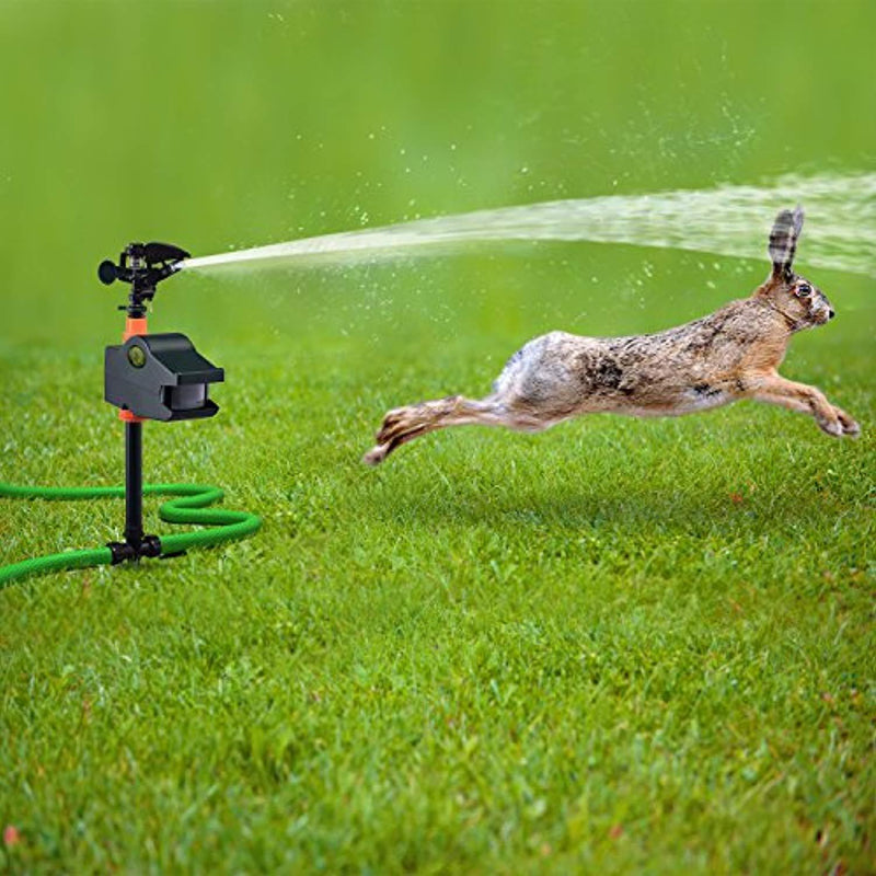 Hoont 8482; Powerful Outdoor Water Jet Blaster Animal Pest Repeller - Motion Activated - Blasts Cats, Dogs, Squirrels, Birds, Deer, Etc. Out of Your Property