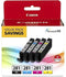 Canon CLI-281 BKCMY 4-Color Ink Tank Value Pack (2091C005) + Canon PGI-280 Pigment Black Ink Tank (2075C001)
