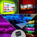 PANGTON VILLA Led Strip Lights, 14.3ft for 65-75in TV, USB LED TV Backlight Kit with Remote - 16 Color Changing 5050 LEDs Bias Lighting for HDTV (Renewed)