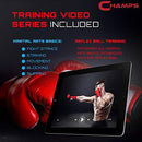 Champs Boxing Reflex Ball Boxing Equipment Fight Speed, MMA Boxing Gear Pro Punching Ball - Great for Reaction Speed and Hand Eye Coordination Training Reflex Bag Alternative …