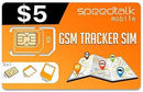 $5 GSM SIM Card Tracker - GPS Pet Kid Senior Spouse Vehicle Tracking Devices - 30 Day Service