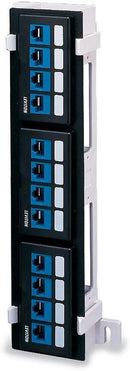 Leviton 49255-Q89 QuickPort 12-Port Patch Block, Mounting Bracket Sold Separately