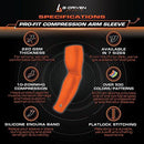 B-Driven Sports Pro-Fit Compersssion Arm Sleeves - 1-Pair, 30+ Designs, Adult/Youth Sizes, for Athletic and General Purpose Use.