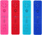 Yosikr Wireless Remote Controller for Wii Wii U - 4 Packs Pink+Red+Deep Blue+Blue