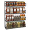 BBBuy 4 Tier Spice Rack Organizer wall mounted Country Rustic Chicken Holder Large Cabinet or Wall Mounted Wire Pantry Storage Rack, Great for Storing Spices, Household stuffs
