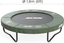 Acon Air 1.8 Fitness or Recreational Trampoline 6ft | Fun Exercise for Adults and Kids | Both Indoor and Outdoor Use, Year-Around