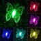 OxyLED Solar Garden Lights, 3 Pack Solar Stake Light Hummingbird Butterfly Dragonfly, Solar Powered Pathway Lights, Multi-Color Changing LED Lights, Outdoor Lighting for Garden/Patio/Lawn