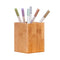 Tosnail 100% Bamboo Wood Desk Pen Pencil Holder Desk Organizer