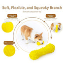 EETOYS Puppy Teething Toys Dog Chew Toys for Aggressive Chewers Made W/Non-Toxic TPE (Small,Whistle Bone) by EETOYS MARKET LEADER PET LOVER