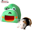 MYIDEA Hamster Guinea Pig Bed - Small Animal Portable Cage Supplies Handing House Hideout for Rat/Hedgehog/Ferret/Chinchilla/Rabbit Small Animal Bedding