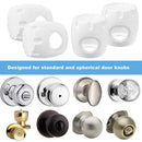 Door Knob Safety Cover, Child Proof Door Knob Covers, Baby Safety Doorknob Handle Cover Lockable Design. (4Pack)