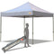 ABCCANOPY Pop up Canopy Tent Commercial Instant Shelter with Wheeled Carry Bag, 10x10 FT Navy Blue