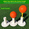 SkyLife Golf Rubber Tee Holder Set for Driving Range Golf Practice Mat (1.5''/2''/2.6''/2.8''/3'')