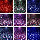 [2018 Latest Models-6 light bulbs] Nequare Party Lights Disco Ball Strobe Light Disco Lights 20 Colors Sound Activated Stage Light with Remote Control for Festival Bar Club Party Wedding Show Home …