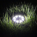 Maggift Solar Ground Lights, 8 LED Garden Pathway Outdoor In-Ground Lights, 4 Pack (White)