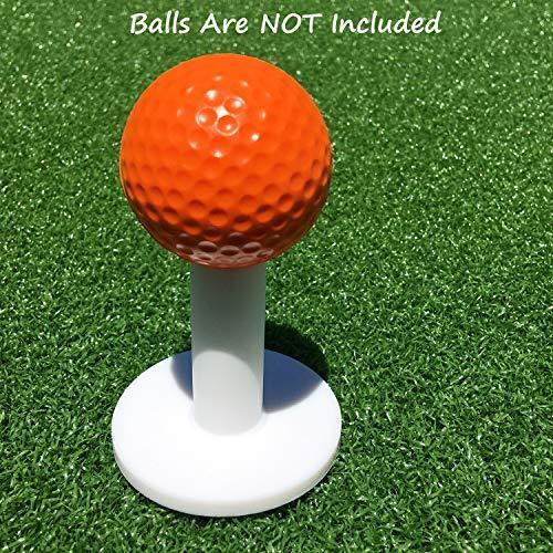 SkyLife Golf Rubber Tee Holder Set for Driving Range Golf Practice Mat (1.5''/2''/2.6''/2.8''/3'')