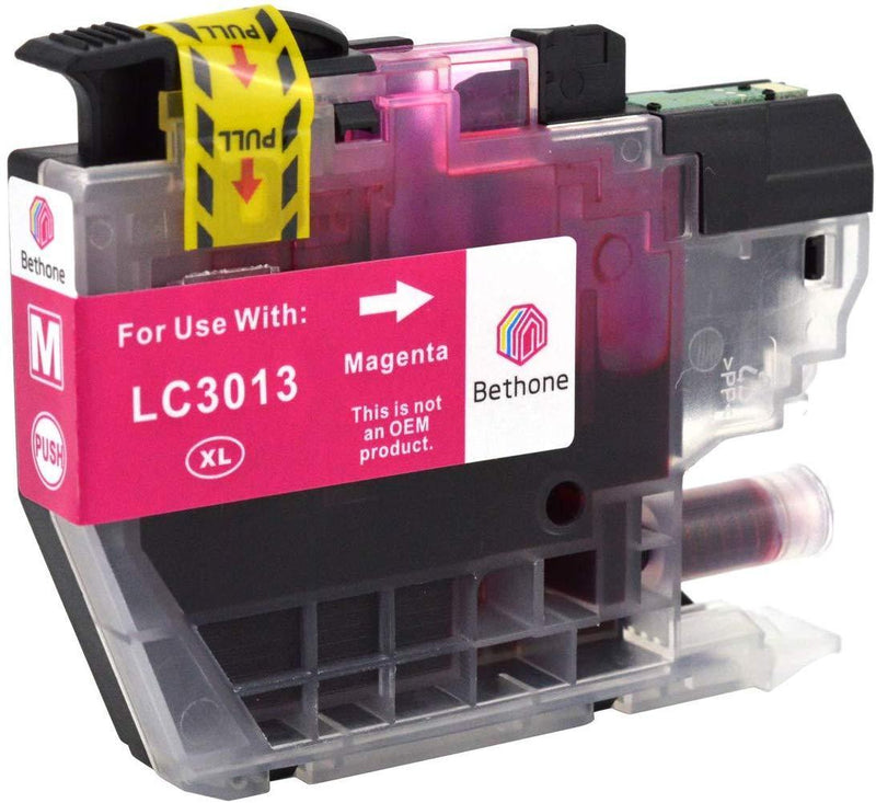 Bethone Compatible Ink cartridges for Brother LC3013 LC3011, Compatible with Brother MFC-J491DW, MFC-J690DW, MFC-J895DW, MFC-J497DW Printer (1 Black, 1 Cyan, 1 Magenta, 1 Yellow)