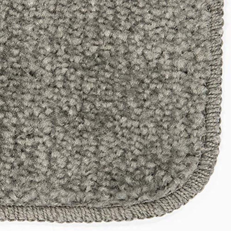 Ottomanson Comfort Collection Stair Tread, 7 Pack, Grey