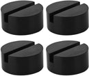 YZ-Room 4 Pack Universal Jack Pad Slotted Rubber Jack Pad Medium Size - Frame Rail Protector Puck/Pad Keeps Pinch Weld, Paint and Metal Safe (4Pack)