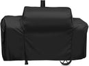 Unicook Heavy Duty Waterproof Grill Cover for Oklahoma Joe's Longhorn Combo Smoker, Outdoor Charcoal/Smoker/Gas Combo Grill Cover, Offset Smoker Cover, Fade and UV Resistant, Black
