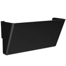 Storex Magnetic Legal Sized Wall Pocket, 16.25 x 4 x 7  Inches, Black, Recycled Plastic, 70226U01C