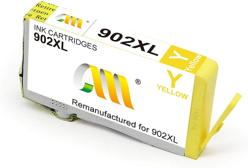 CMCMCM Updated Remanufactured Ink Cartridges Work for HP 902XL 902 XL Work for OfficeJet Pro 6978 6962 6968 6975 6960 6970 6950 6954 6979 6951 Printer (Black, Cyan, Yellow, Magenta)