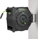 Flexzilla Levelwind Retractable Air Hose Reel, 3/8 in. x 50 ft, Heavy Duty, Lightweight, Hybrid, ZillaGreen - L8305FZ