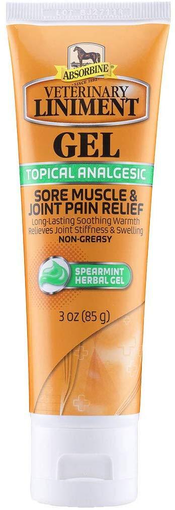 Absorbine Veterinary Liniment Topical Analgesic Sore Muscle and Arthritis Pain Relief Warming Liniment Rub, 3 Ounce