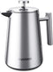 SHARDOR French Press Coffee Maker, Double-Layer Micron-Sized Filter, Stainless Steel Heat Resistant, Vacuum Cup Wall, 34oz (1000ml)