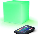 LED Light Cube LOFTEK : 4-inch RGB 16 Colors Cool Cube Lights with Remote Control, MCU Tesseract Mood Lamp, IP65 Waterproof and USB Charging Beside Desk Lamp,Perfect for Kids Nursery and Toys