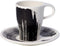 Villeroy & Boch Coffee Passion Awake Coffee Set, Premium Porcelain, Black/White