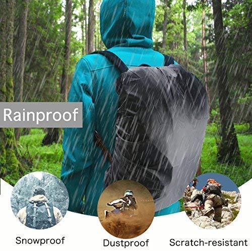Frelaxy Waterproof Backpack Rain Cover for (15-90L), 2019 Upgraded Triple Waterproofing, Antislip Cross Buckle Strap, Ultralight Compact Portable, for Hiking, Camping, Biking, Outdoor, Traveling