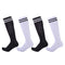 Kids Knee High Long Soccer Socks Cotton Compression Sport Team Socks 3/4 Pack