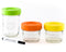 Glass Baby Food Storage Containers - Set contains Small Reusable 4oz and 8oz Jars with Airtight Lids - Safely Freeze your Homemade Baby Food