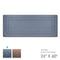 Ellendi Long Memory Foam Bath Mat and Kitchen Rug - Non-Slip Bathroom Runner, Soft and Absorbent, Washable, 24 by 60 Inches, Blue