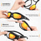 BELINOUS Safety Glasses, Polarized Motorcycle Riding Glasses Goggles Sunglasses Accessory for Men Women, 4 in 1 Copper Smoke Clear Yellow Lenses, Black Frame, Cycling Driving Hunting Fishing Shooting