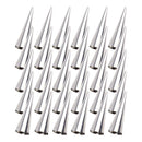 Tebery 30 Pcs Lady lock forms,Stainless Steel Pastry Cream Horn Molds,Free Standing Cone Shape