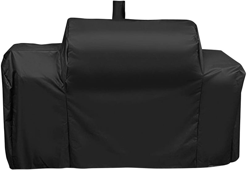 SunPatio Heavy Duty Waterproof Grill Cover for Oklahoma Joe's Longhorn Combo Grill, Outdoor Gas Charcoal Smoker Barbecue Cover, Durable FadeStop Material